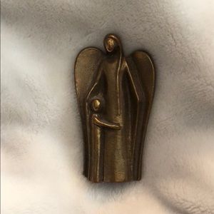 🌟 Gold Mother/Daughter Angel Statue 🌟